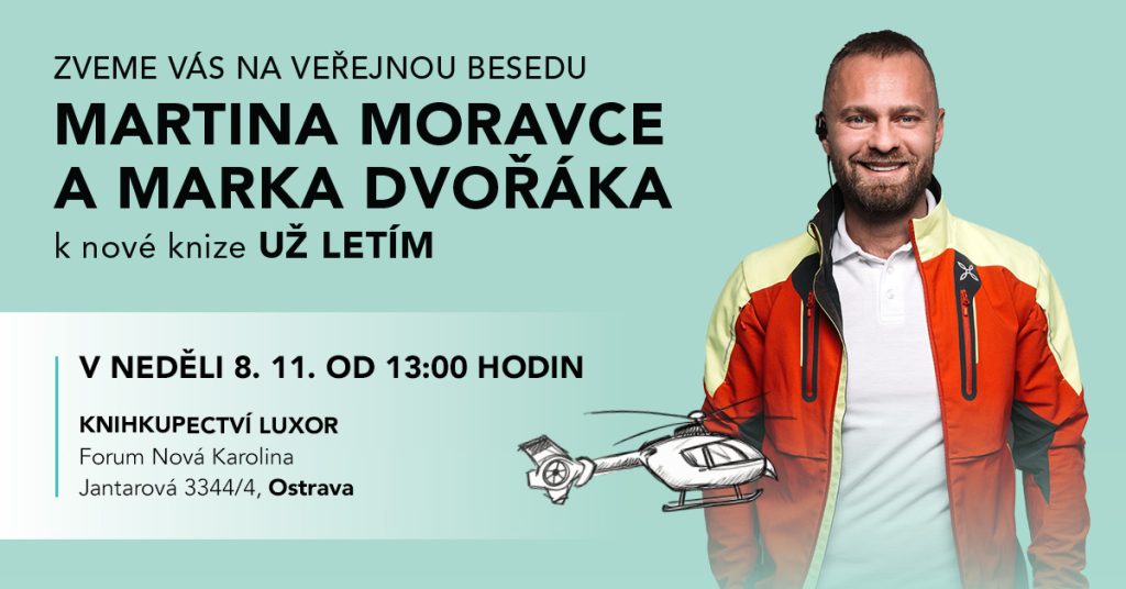 OSTRAVA: Beseda s Martinem Moravcem a Markem Dvořákem ke knize Už letím 1 1200x628 Moravec a Dvorak Ostrava
