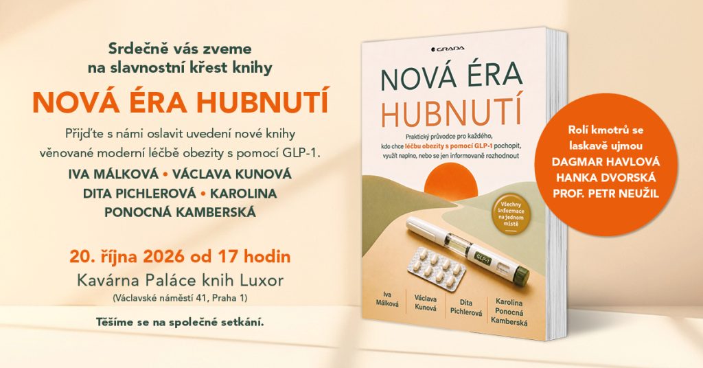 Křest knihy Nová éra hubnutí 1 1200x628 Nova era hubnuti KREST banner
