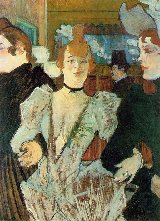 512px Toulouse Lautrec La Goulue arrivant au Moulin Rouge