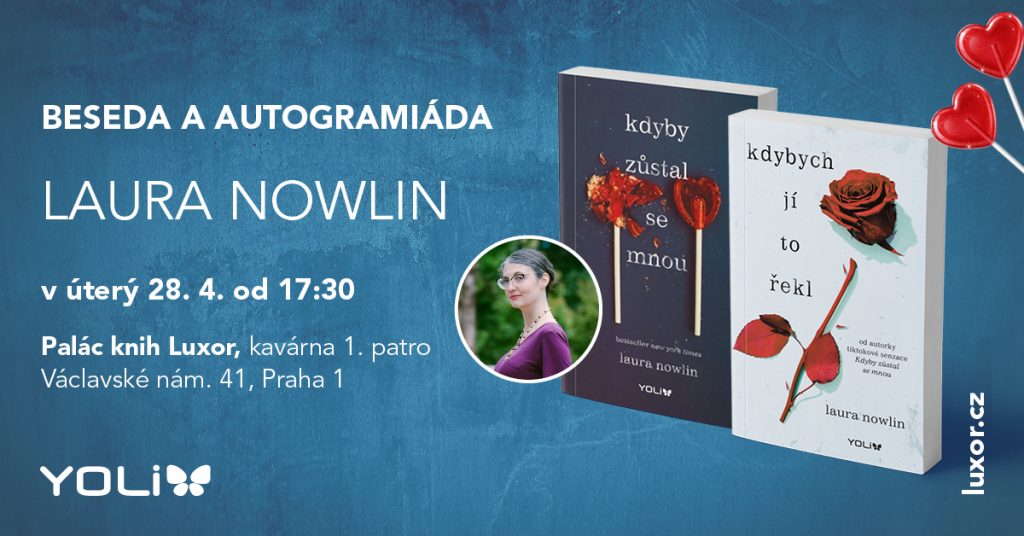 Beseda a autogramiáda americké autorky Laury Nowlin 1 Beseda Laura Nowlin 1200x628