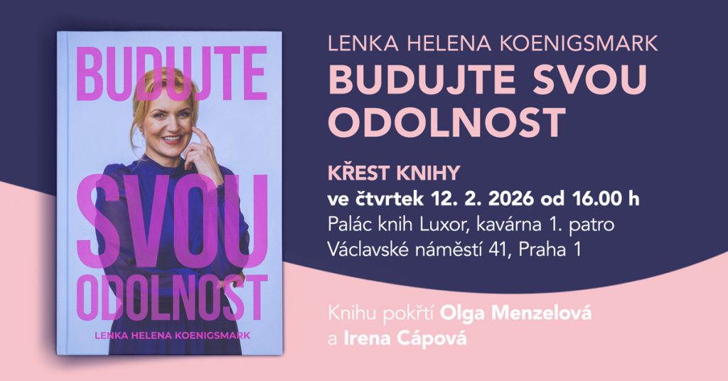 Křest knihy L. H. Koenigsmark BUDUJTE SVOU ODOLNOST 1 LHK Blog Luxor 1200x628 02