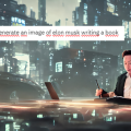 Elon Musk, generováno AI