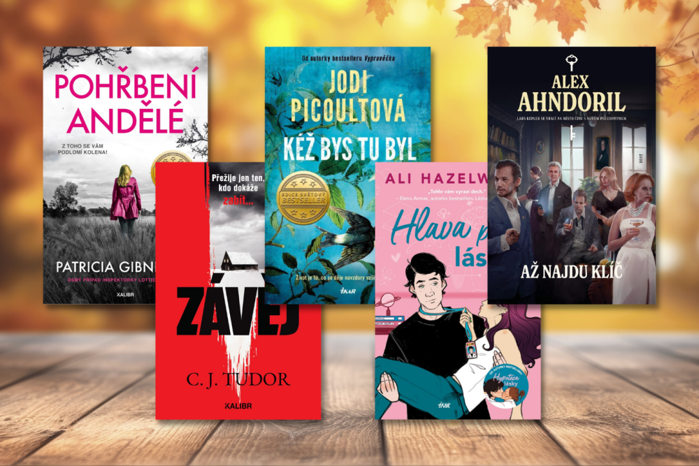 Nejočekávanější knižní novinky listopadu