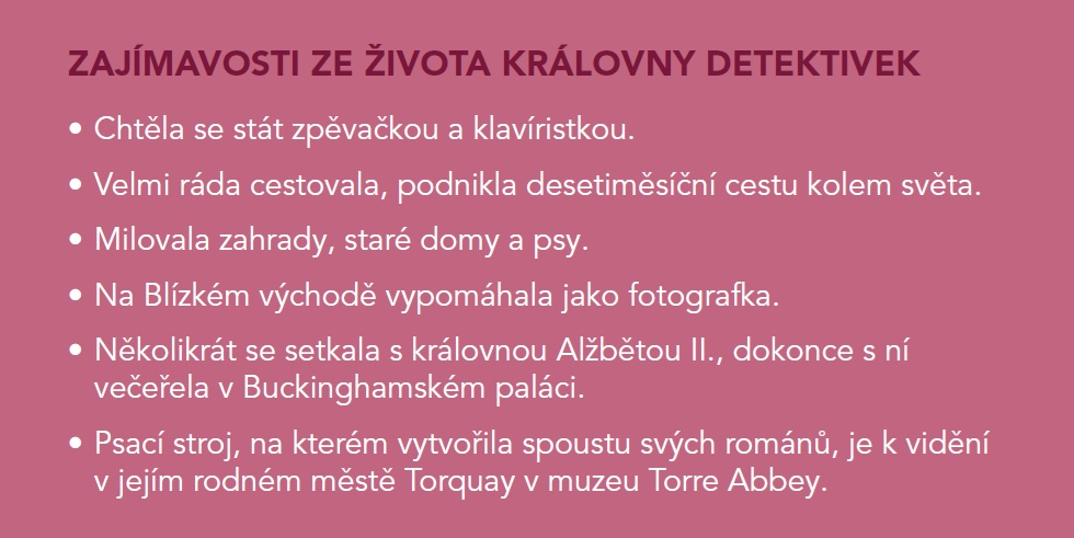 Agatha Christie: Nekonečný příběh královny stínů 3 agatha christie zajimavosti2