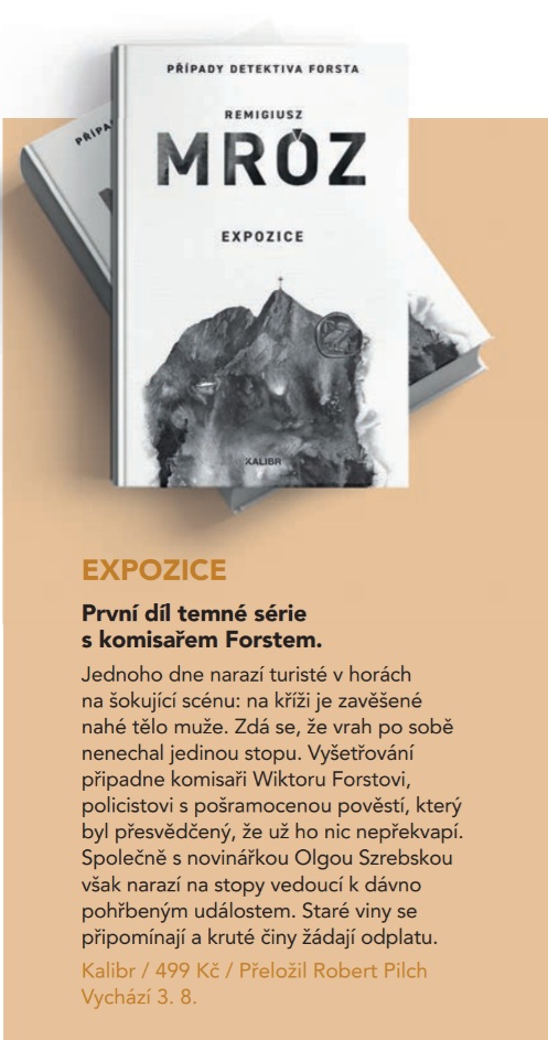 Vražda na vrcholu Tater, komisař Forst přichází 2 expozice obalka anotace